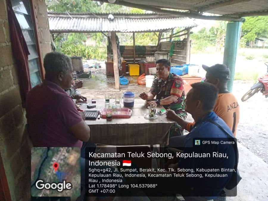 Babinsa Desa Pengudang Sertu Abdi Supriyadi pada hari Jumat, 04 September 2026.