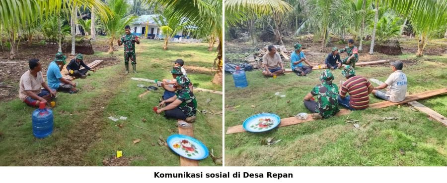 Babinsa Desa Repan Ajak Warga Jaga Lingkungan dan Alam, Ingatkan Bahaya Karhutla