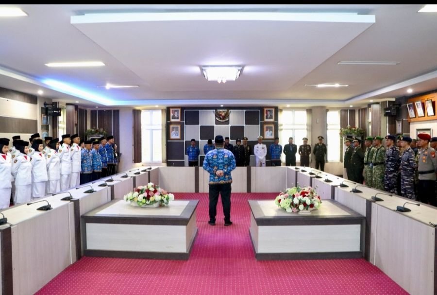 Babinsa Desa Sebele Hadiri Upacara Peringatan Hari Lahir Pancasila Tahun 2026