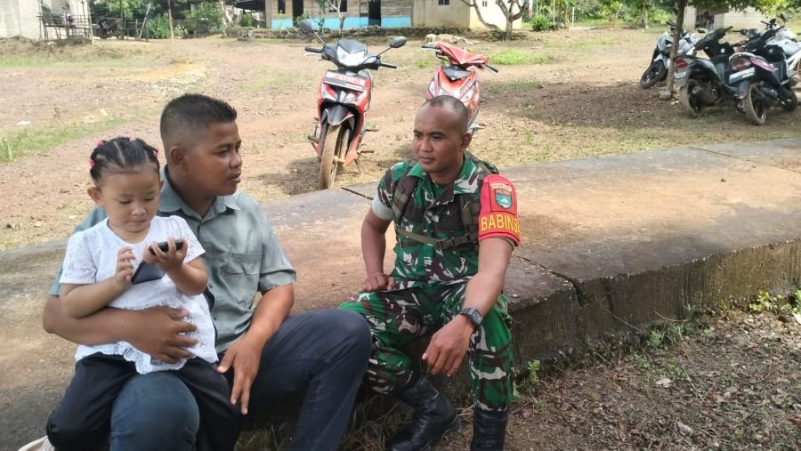 Babinsa Desa Sebele Perkuat Komsos, Serap Aspirasi Warga Secara Langsung