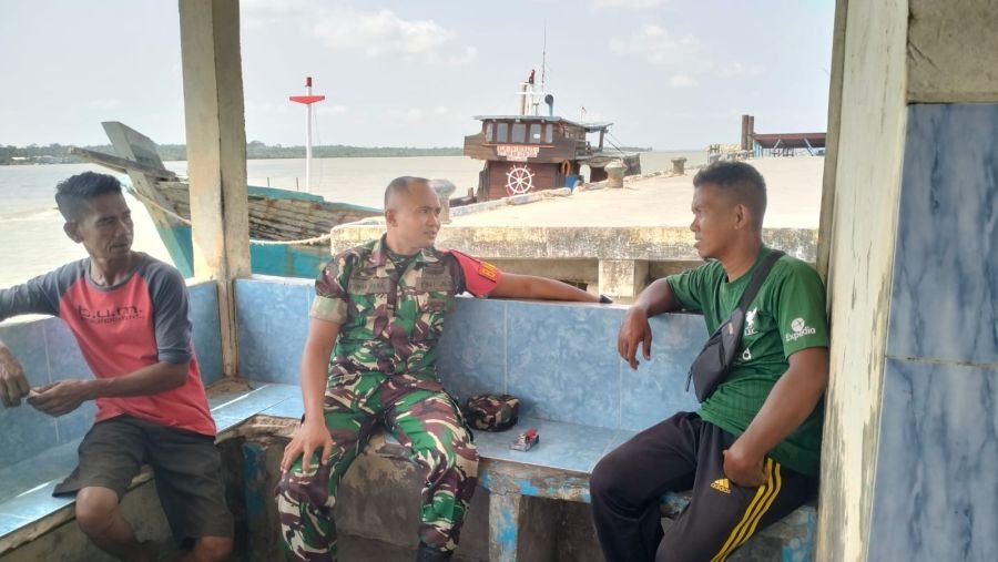 Babinsa Desa Sebele Serda Erdiwan Hura Laksanakan Komsos Bersama Warga Binaan