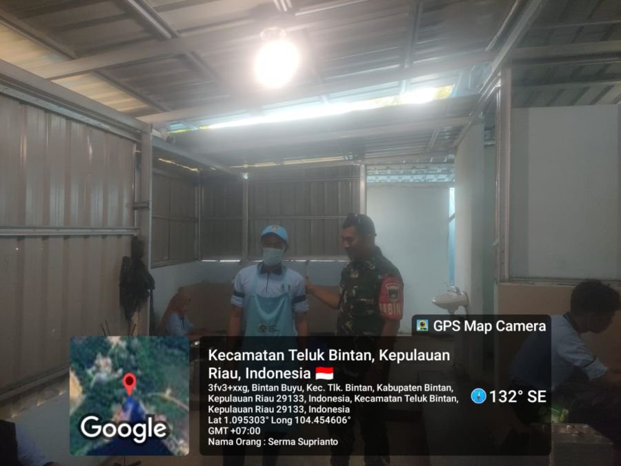 Babinsa Desa Sri Bintan, Serma Suprianto, pada hari Kamis, 20 Agustus 2026.