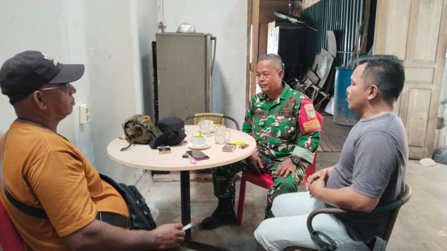 Babinsa Desa Sugie Ingatkan Nelayan Utamakan Keselamatan Melaut