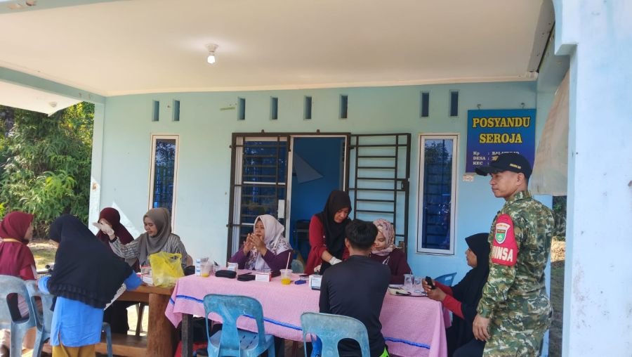 Babinsa Desa Tembeling Sertu Jumadi Saputra pada hari Senin, 31 Agustus 2026.