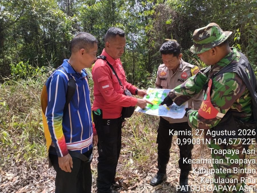 Babinsa Desa Toapaya Utara Laksanakan Patroli Terpadu Bersama KLHK Manggala Agni DAOPS Sumatera VIII