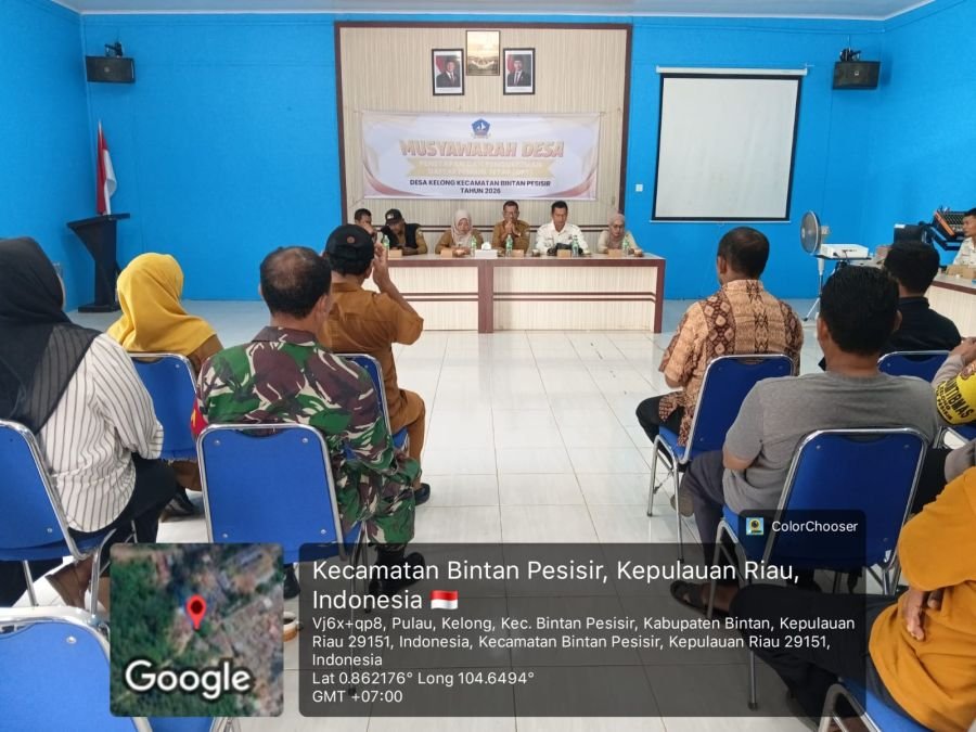 Babinsa Ds. Kelong menghadiri undangan kegiatan Rapat Penetapan Daftar Pemilih Tetap (DPT)