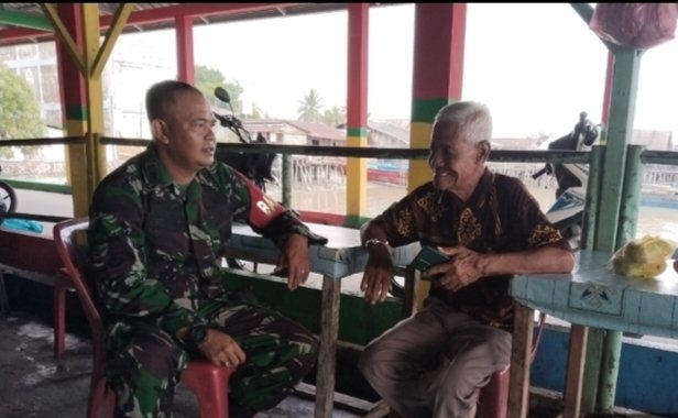 Babinsa Durai Gandeng Tokoh Masyarakat Tangkal Isu Provokatif