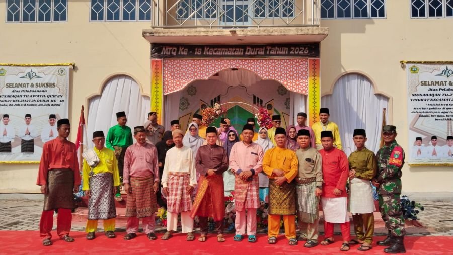 Babinsa Durai Hadiri Pelantikan Dewan Hakim MTQ Durai