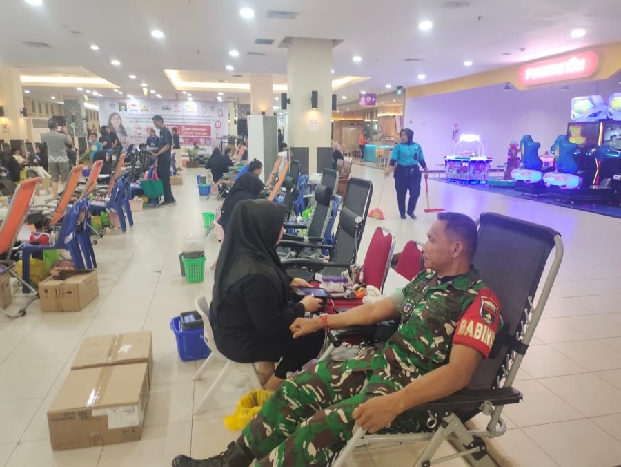 Babinsa Hadir di Tengah Aksi Sosial, Donor Darah Jadi Momentum Memperkuat Nilai Kemanusiaan dan Pers