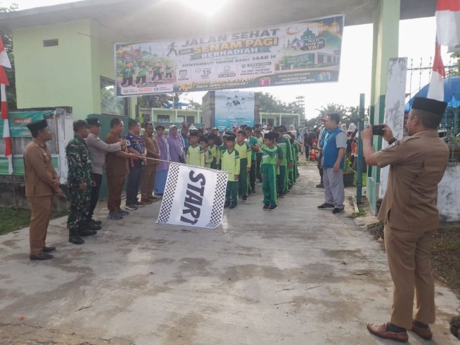 Babinsa Hadiri Jalan Sehat Berhadiah Sambut 1448 Hijriyah
