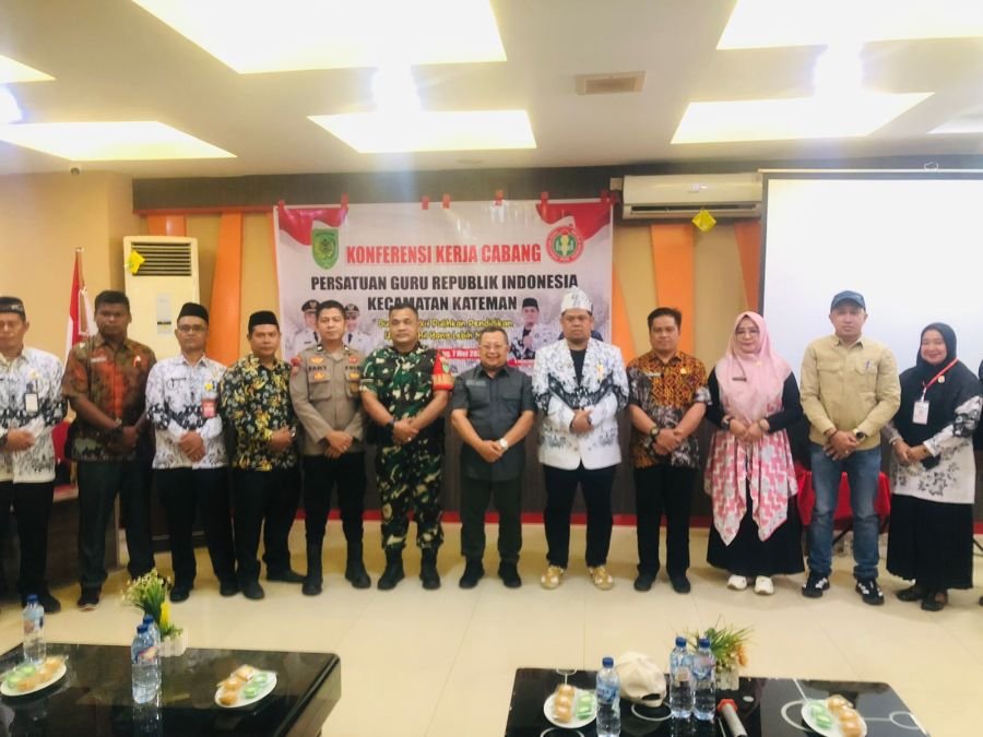 Babinsa Hadiri Konferensi Kerja Cabang PGRI di Kateman