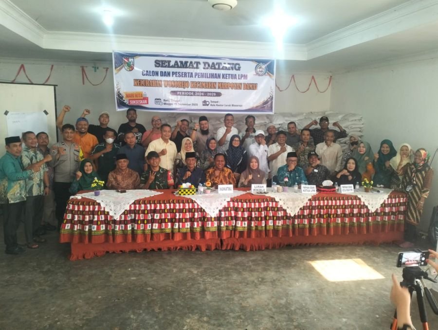 Babinsa Hadiri Pemilihan Ketua LPM dan Forum Komunikasi RT/RW Kelurahan Wonorejo