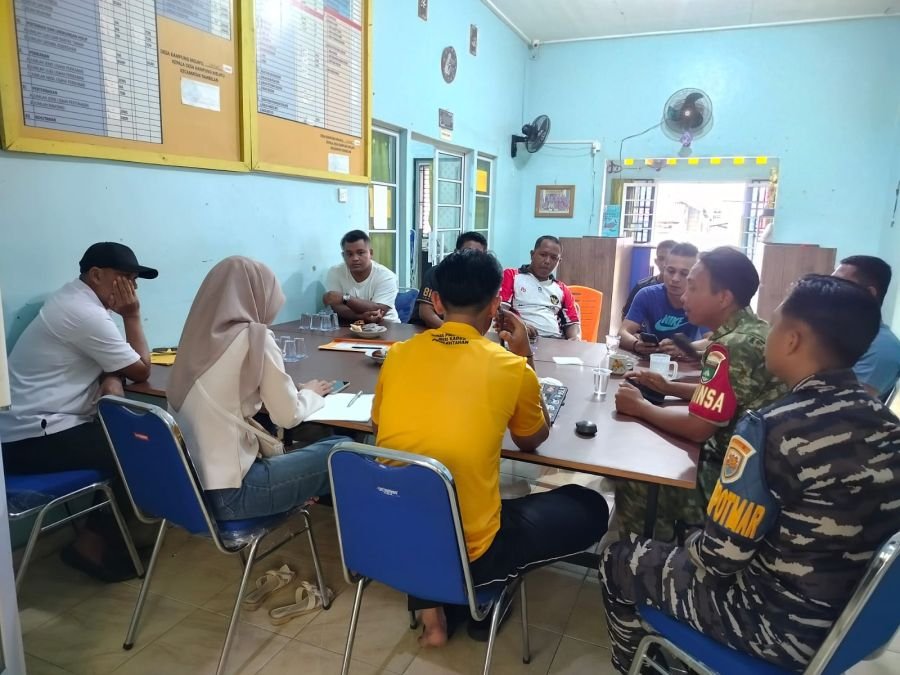 Babinsa Hadiri Rakor Pembentukan Panitia Lomba Sepak Bola HUT RI ke-81