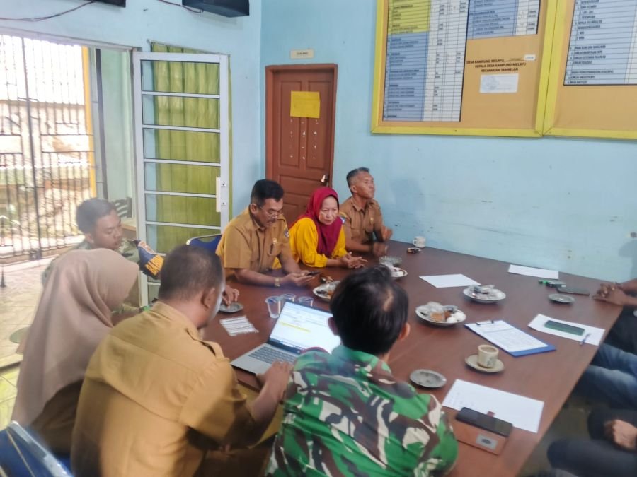 Babinsa Hadiri Rapat Usulan Bantuan Jamban Sehat