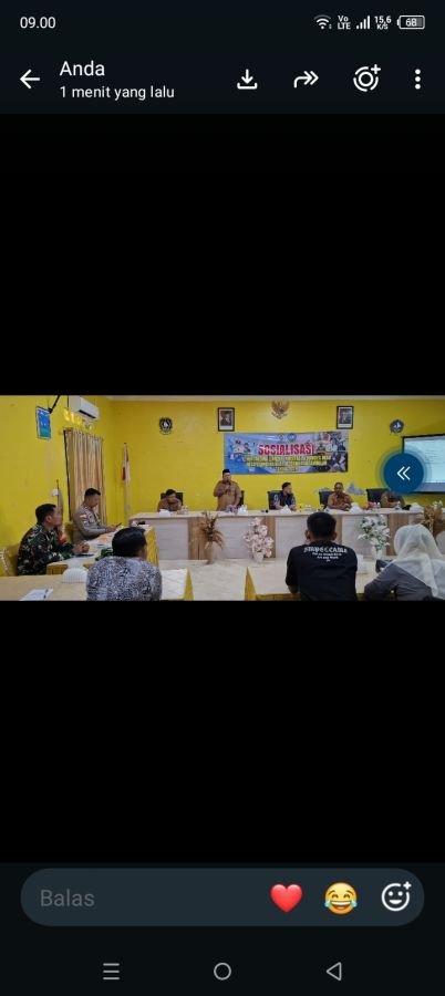 Babinsa Hadiri Sosialisasi E-Purchasing UMKM dan BUMDes