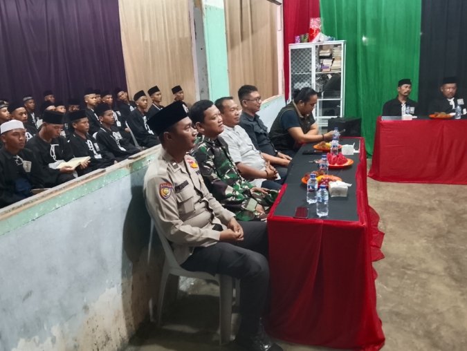 Babinsa Hadiri Tasyakuran dan Pengesahan Warga Baru PSHT di Pulau Burung