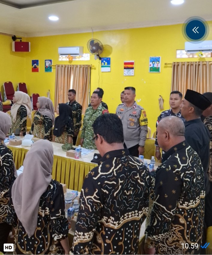 Babinsa Hadiri Zoom Penyuluhan Hukum Terpadu dan Pengawasan Keuangan Desa.
