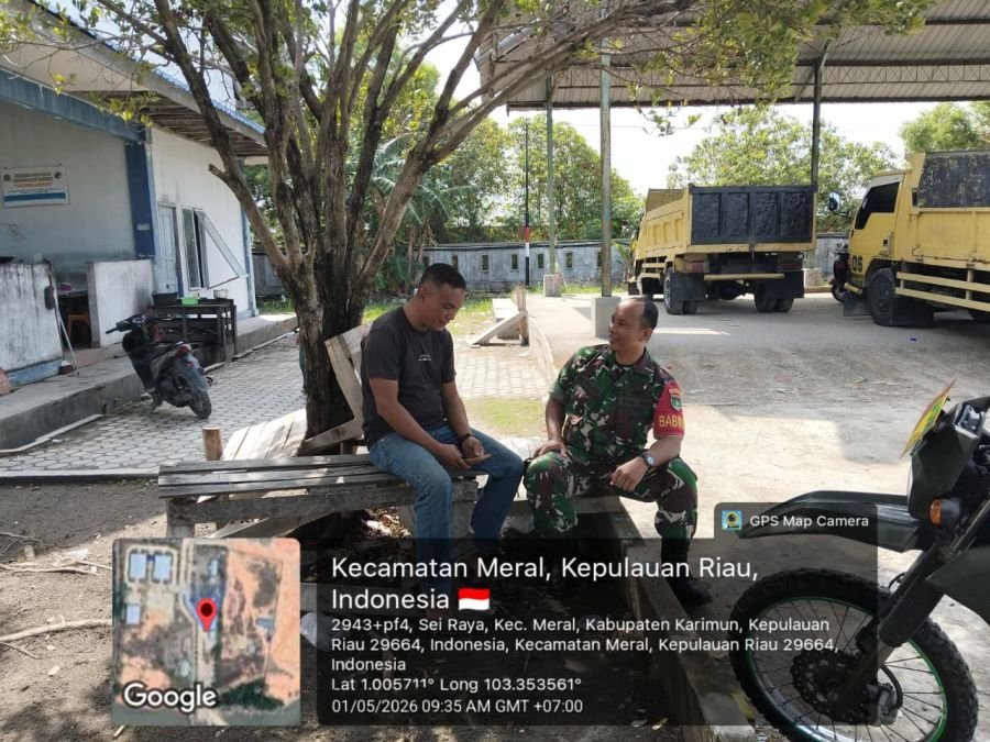 Babinsa Ingatkan Sopir Truk, Keselamatan Jadi Prioritas Utama