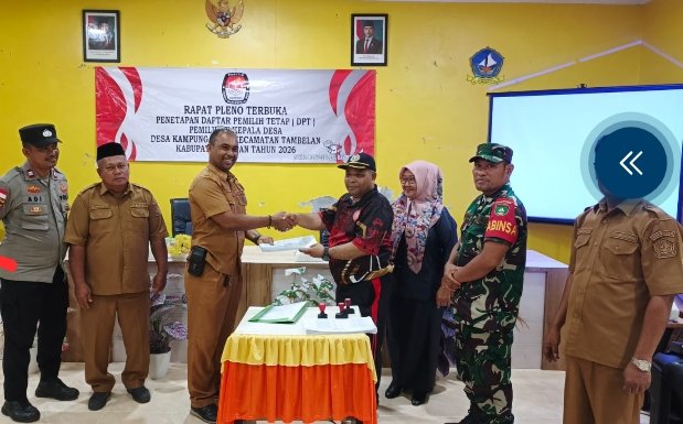 Babinsa Hadiri Pleno DPT Pilkades 2026 Desa Kampung Hilir