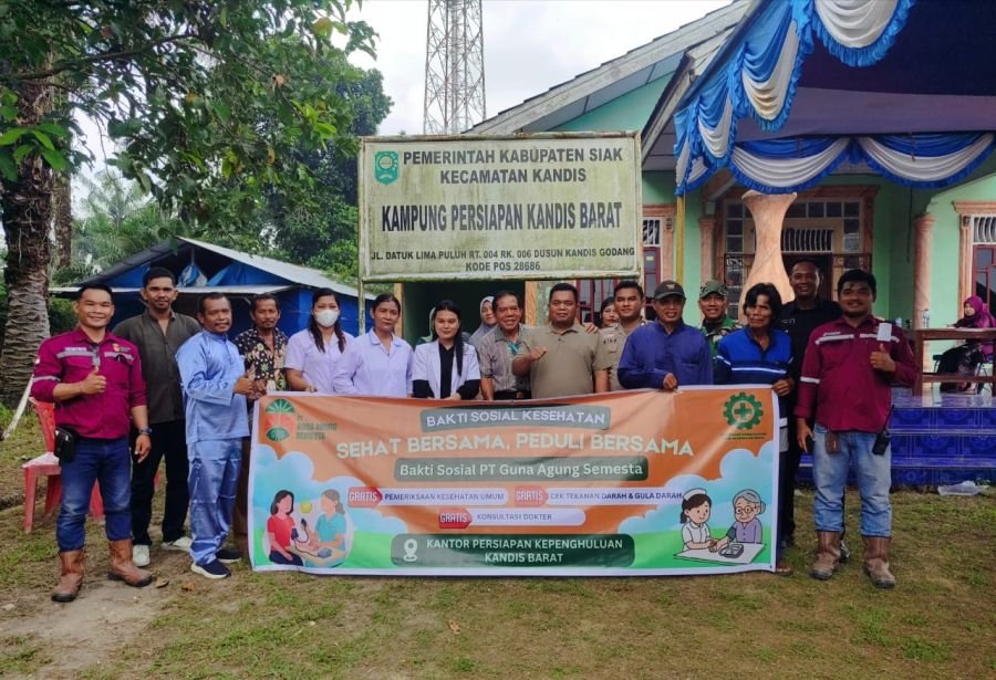 Babinsa Kandis Kawal Bakti Sosial Kesehatan Gratis untuk Warga