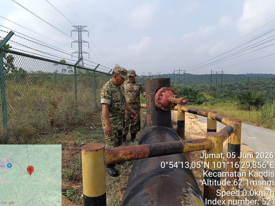 Babinsa Kandis Perkuat Binter SKK Migas di Wilayah Operasional PHR