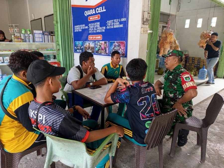 Babinsa Kapling Tanamkan Disiplin, Motivasi Pelajar Raih Prestasi