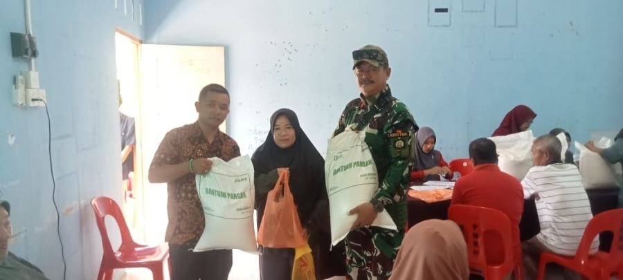 BABINSA KAWAL BANTUAN PANGAN, 336 KK PENARAH TERIMA MANFAAT