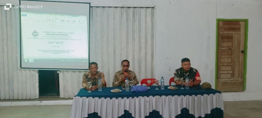 Babinsa Kawal Pembentukan Panitia HUT RI ke-81 di Ungar
