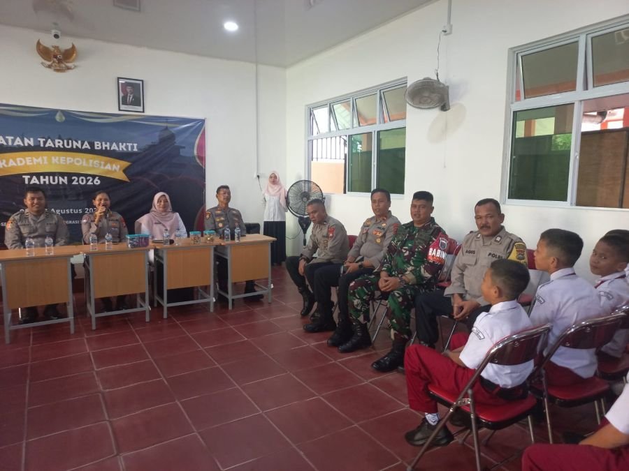 Babinsa Kel. Bukit Cermin Ramil 01/Kota Dim 0315/TPI monitoring Giat Taruna Bhakti AKPOL dan AKMIL