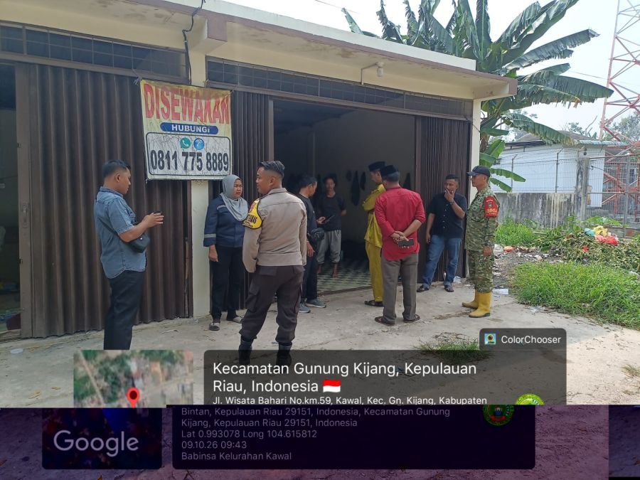 Babinsa Kel. Kawal  Kec. Gunung Kijang Hadiri kegiatan himbauan Kamtibmas kepada masyarakat.