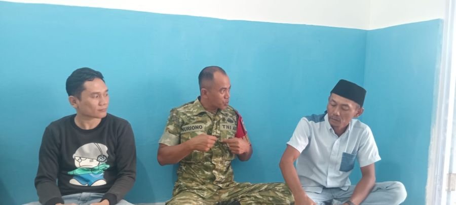 Babinsa Kel Tanjung Ayun Sakti menghadiri Tasyakuran dan doa bersama persiapan operasional Dapur MBG