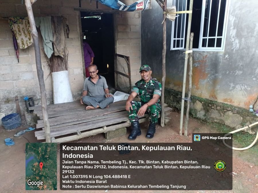Babinsa Kelurahan Tembeling Tanjung Sambangi Lansia di Kampung Buluh
Tembeling Tanjung.