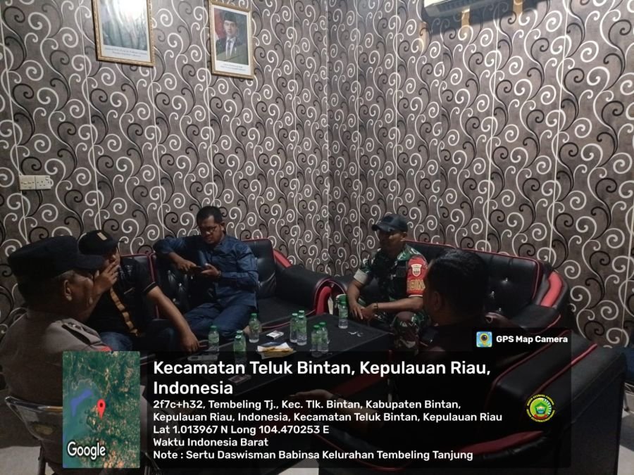 Babinsa dan Kelurahan Tembeling Tanjung Perkuat Layanan Warga