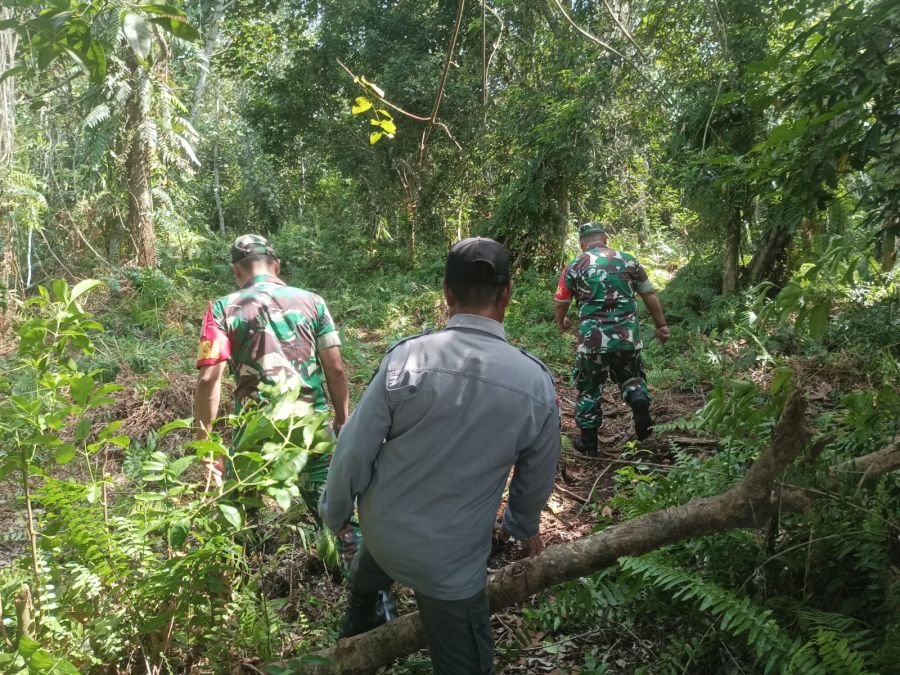 Babinsa Koramil 01 Bengkalis Sertu Syafrizal rutin menghimbau dan sosialisasi dampak kebakaran hutan