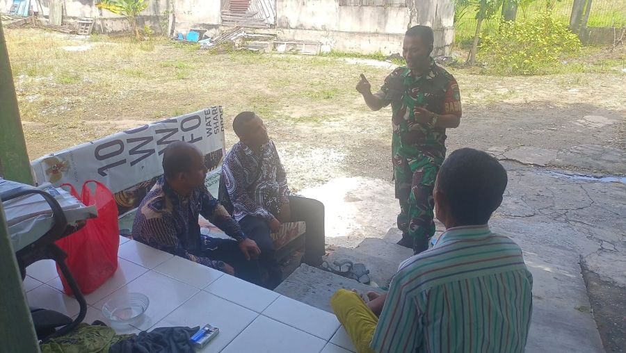 Babinsa Koramil 01 Rumbai Gencarkan Patroli dan Edukasi Karhutla, Wilayah Dipastikan Aman
