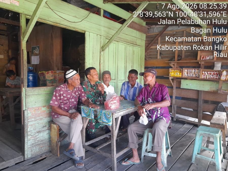 BABINSA KORAMIL 01/BANGKO AJAK WARGA BAGAN HULU TINGKATKAN KEWASPADAAN TERHADAP AKSI PENCURIAN