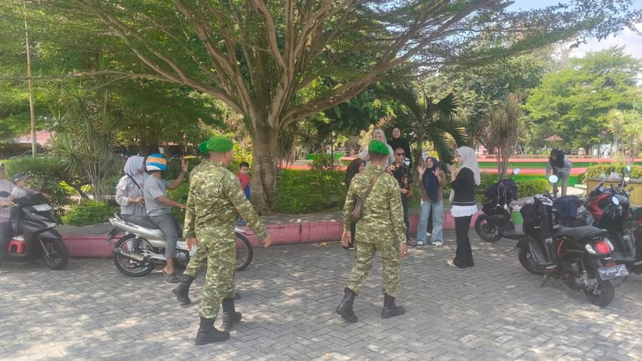 Babinsa Koramil 01/Bengkalis Melaksanakan Patroli di Wilayah Kecamatan Bengkalis