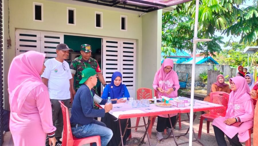 Babinsa Koramil 01/Bengkalis Sertu Mustaqim Aktif Dukung 
