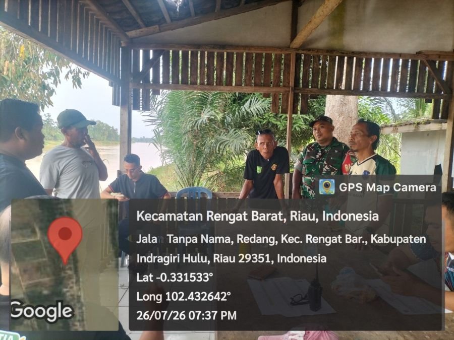 Babinsa Koramil 01/Rengat Himbau Peserta Pacu Jalur Supaya Menjaga Sportivitas Pertandingan