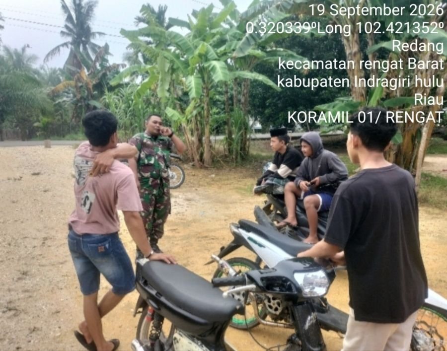 Babinsa Koramil 01/Rengat Laksanakan Komsos Dengan Warga Binaan