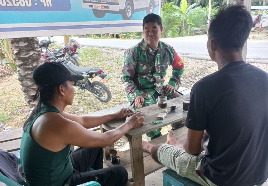 Babinsa Koramil 01/Rengat Selalu Melaksanakan Komsos Dengan warga Binaan