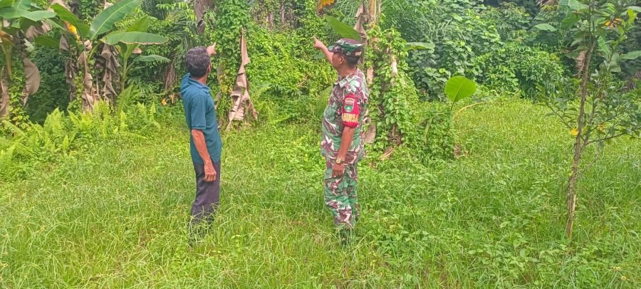 Babinsa Koramil 01/Rumbai Intensifkan Sosialisasi dan Patroli Karhutla di Wilayah Binaan