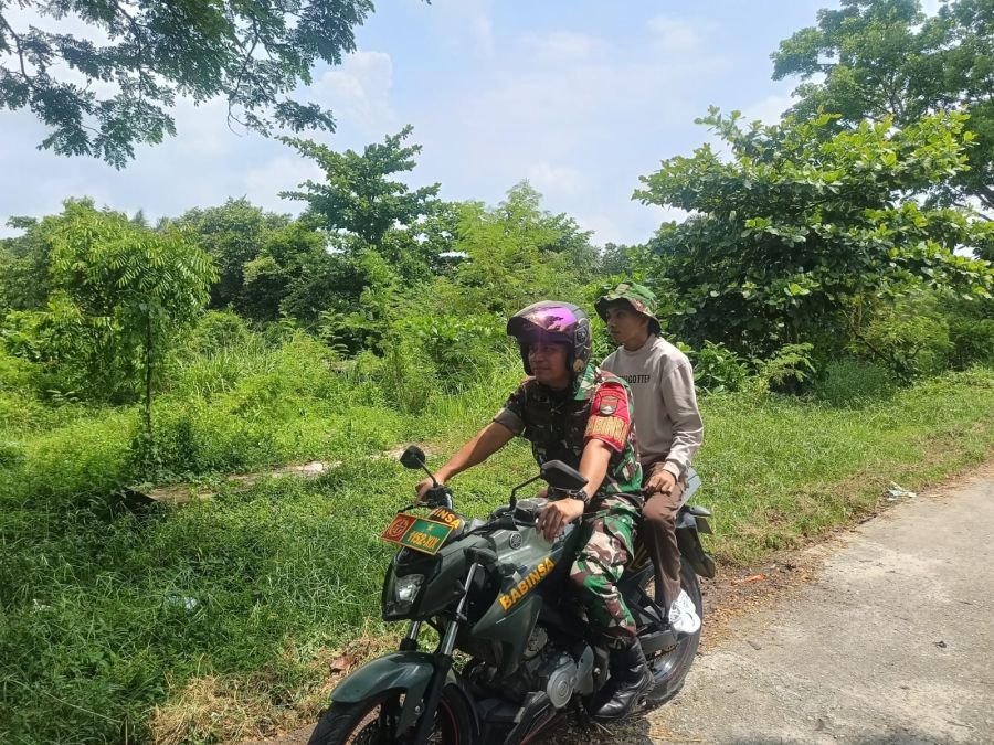 Babinsa Koramil 01/Rumbai Intensifkan Patroli Karhutla di Wilayah Rawan Kebakaran