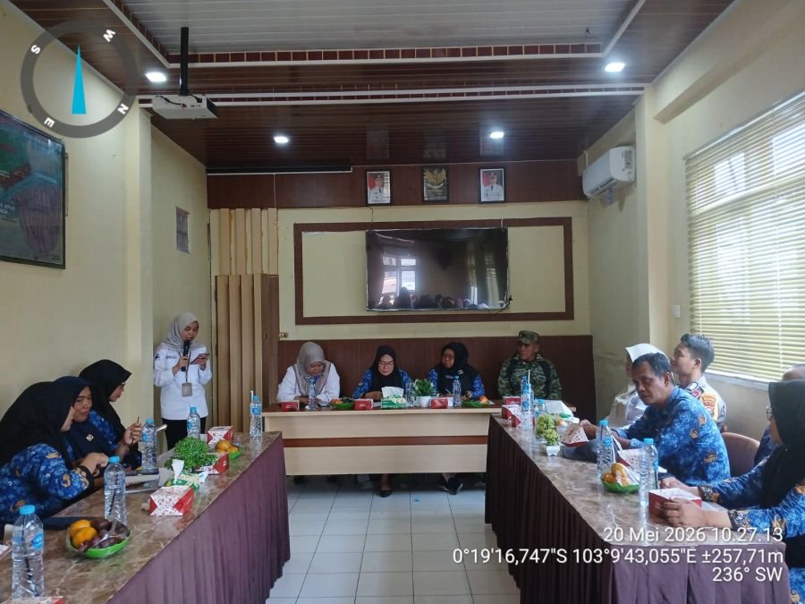 Babinsa Koramil 01/Tbh Serka S. Simbolon Perkuat Sinergi Penanganan Stunting di Kec. Tembilahan