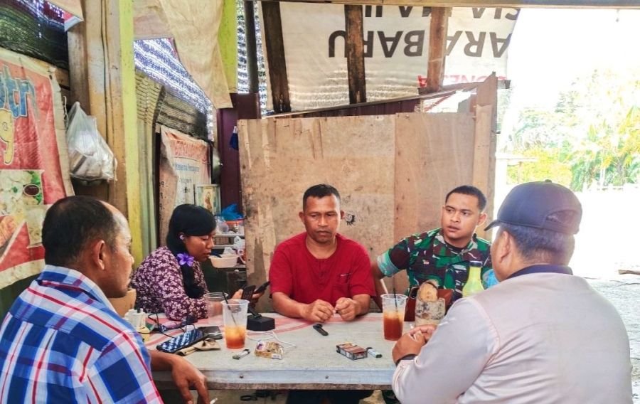 Babinsa Koramil 02 Rambah Kodim 0313/KPR Melaksanakan Sosialisasi Karhutla