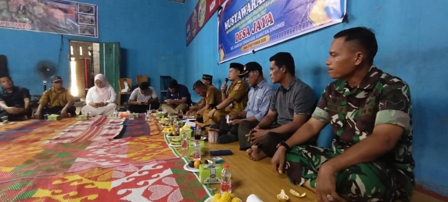 Babinsa Koramil 02/KT Hadiri Musdes RKPDes Jaya, Bahas Pembangunan