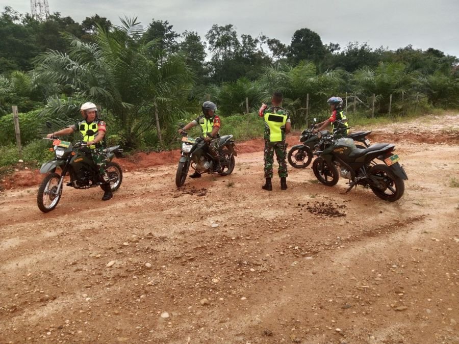 Babinsa Koramil 02/KT Perketat Patroli Karhutla di Pulau Kedundung