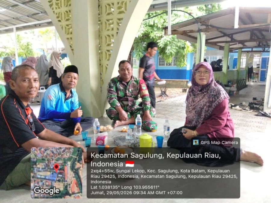 Babinsa Koramil 02/Sekupang Langsung Bangun Kepedulian Warga Sagulung