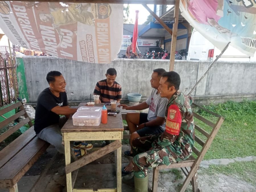 Babinsa Koramil 02/Tebing Tinggi Sosialisasikan Nilai Pancasila di Selat panjang kota
