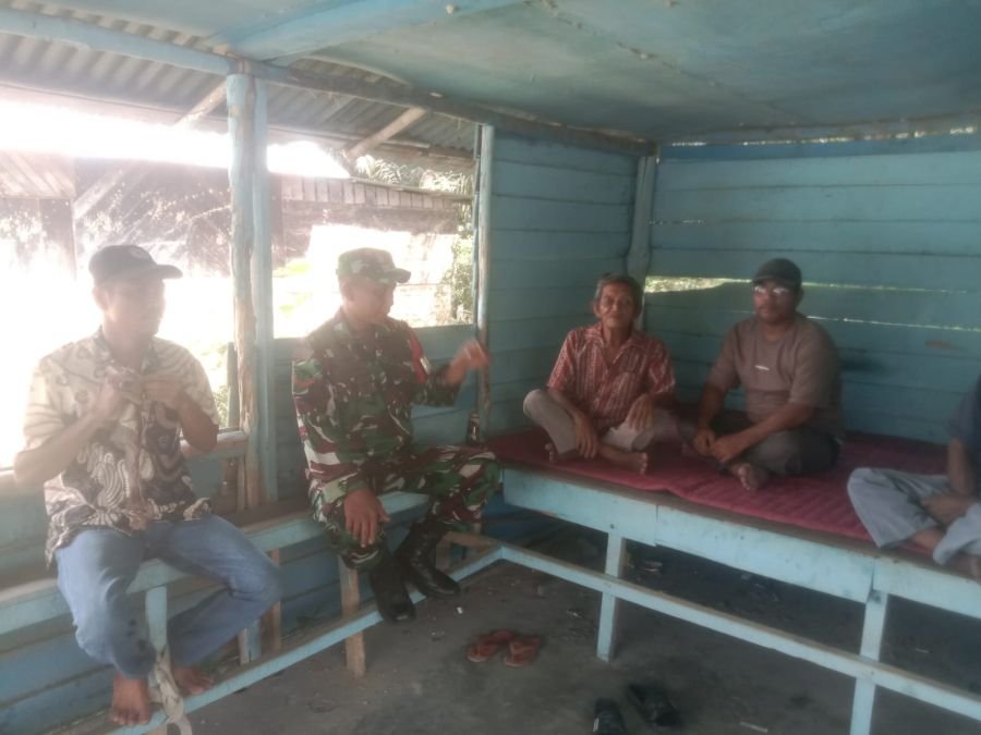 Babinsa koramil 03 /Mandau Melaksanakan Kegiatan Sosialisasi